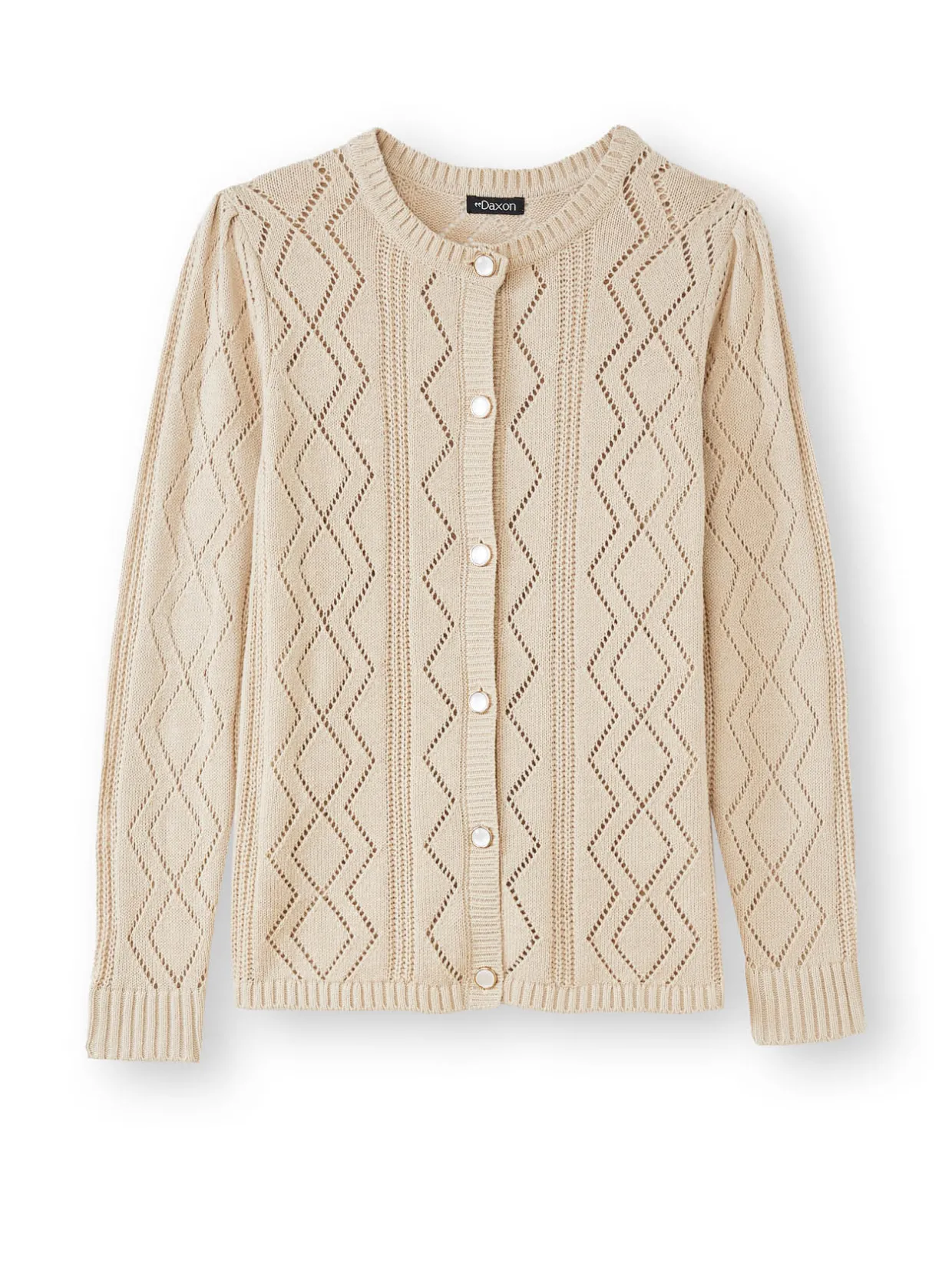 Femme Daxon Cardigan en maille fantaisie