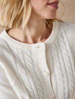 Femme Daxon Cardigan en maille torsadée