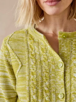 Femme Daxon Cardigan en maille torsadée
