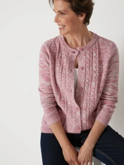 Femme Daxon Cardigan en maille torsadée