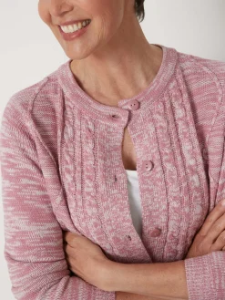 Femme Daxon Cardigan en maille torsadée