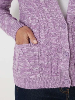 Femme Daxon Cardigan en maille torsadée