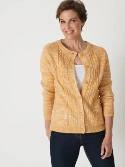 Femme Daxon Cardigan en maille torsadée