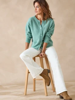 Femme Daxon Cardigan en pure laine