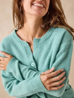 Femme Daxon Cardigan en pure laine