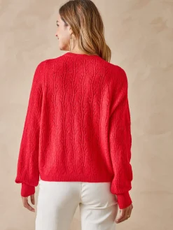 Femme Daxon Cardigan point ajouré fantaisie