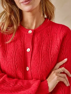 Femme Daxon Cardigan point ajouré fantaisie