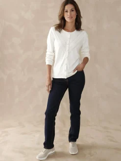 Femme Daxon Cardigan point fantaisie détails rivets