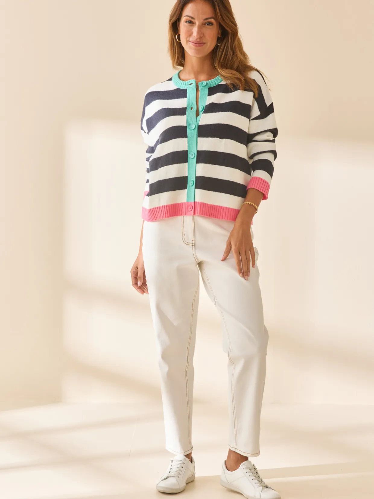 Femme Daxon Cardigan rayé