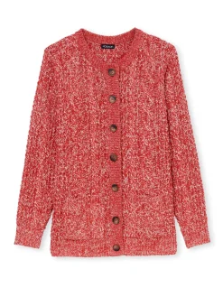 Femme Daxon Cardigan torsadé col rond