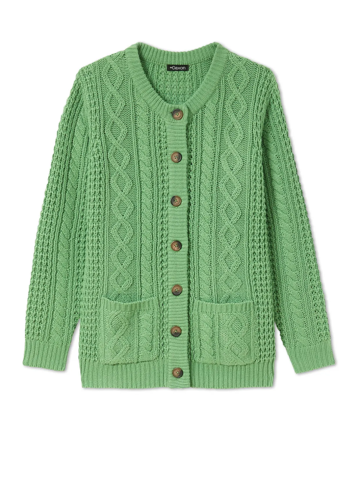 Femme Daxon Cardigan torsadé col rond