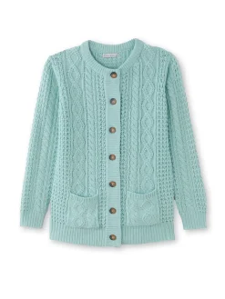 Femme Daxon Cardigan torsadé col rond