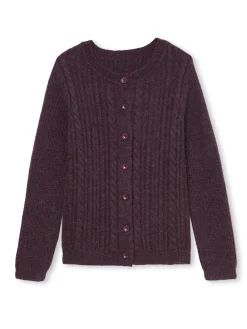 Femme Daxon Cardigan torsadé laine et mohair