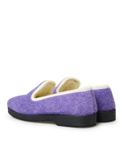 Femme Pédiconfort Charentaises entièrement fourrées laine