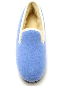 Femme Pédiconfort Charentaises entièrement fourrées laine