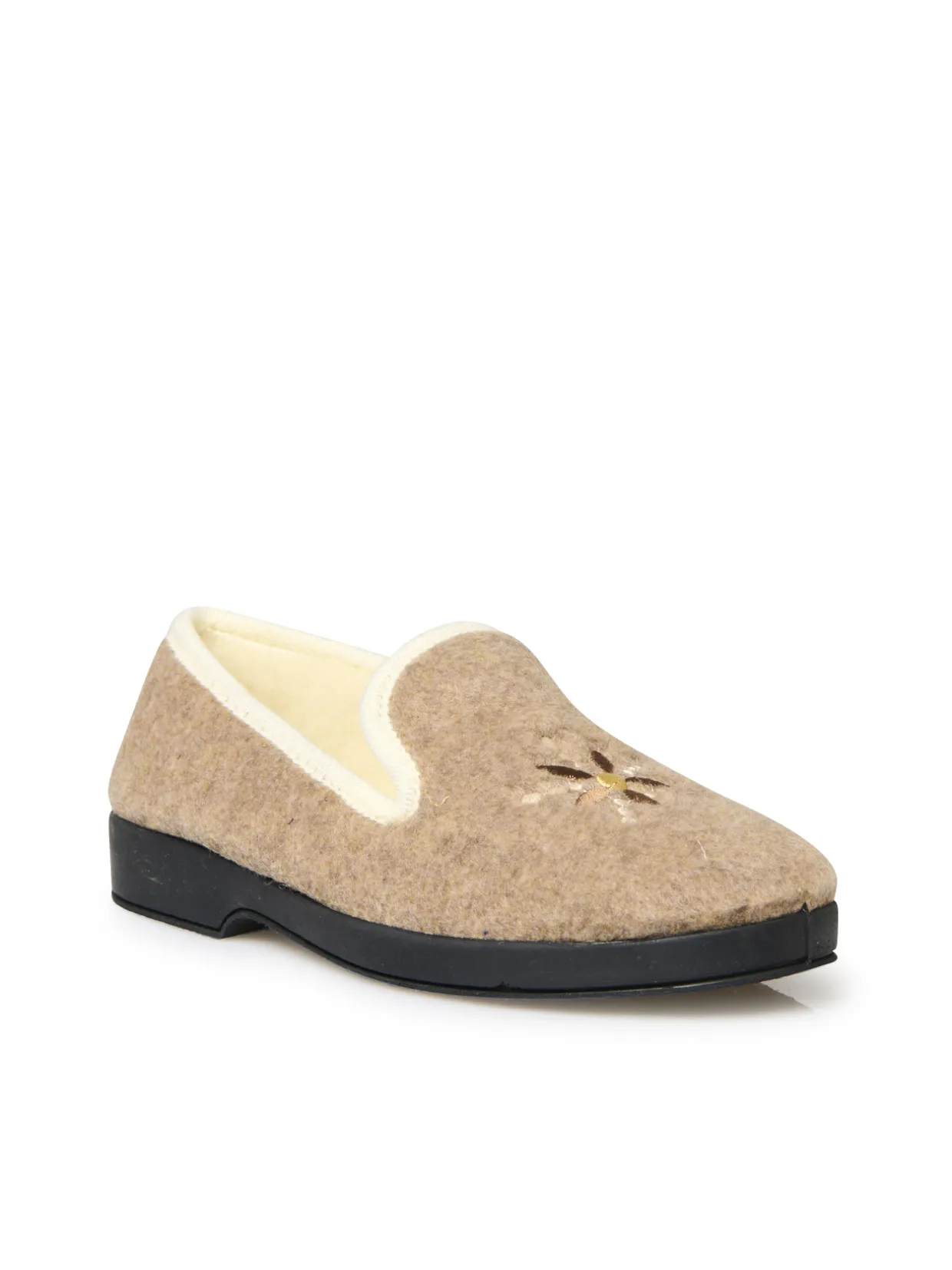 Femme Pédiconfort Charentaises entièrement fourrées laine