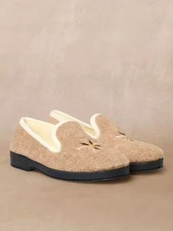 Femme Pédiconfort Charentaises entièrement fourrées laine