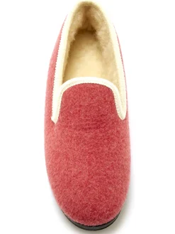 Femme Pédiconfort Charentaises entièrement fourrées laine