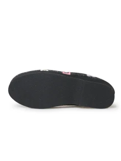 Femme Pédiconfort Charentaises entièrement fourrées laine