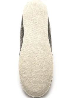 Homme Pédiconfort Charentaises mixtes fourrées laine