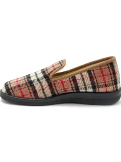 Homme Pédiconfort Charentaises mixtes fourrées laine