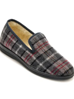 Homme Pédiconfort Charentaises mixtes fourrées laine