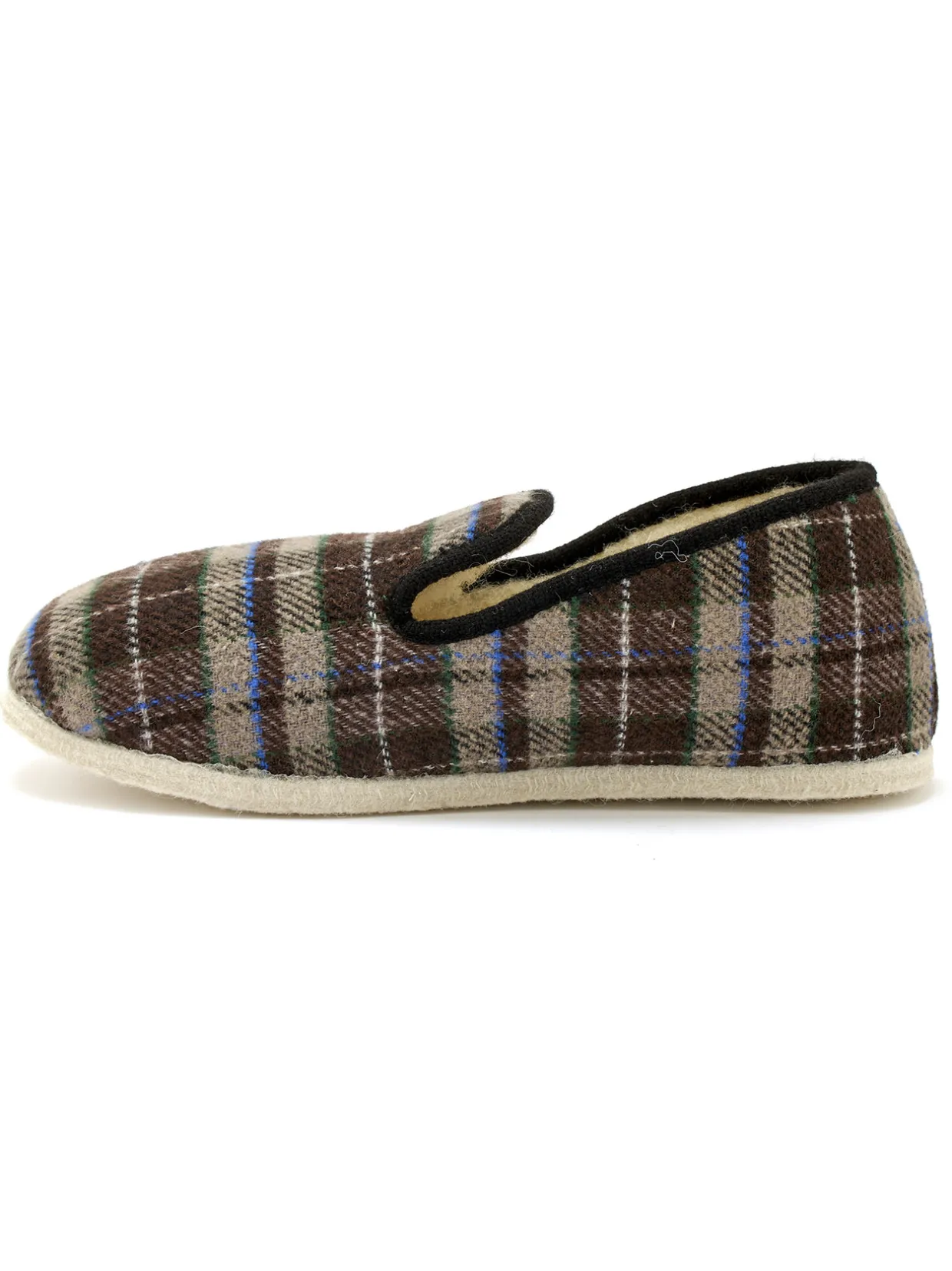 Homme Pédiconfort Charentaises mixtes fourrées laine