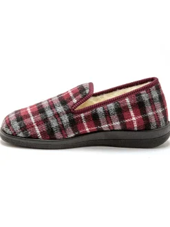 Homme Pédiconfort Charentaises mixtes fourrées laine