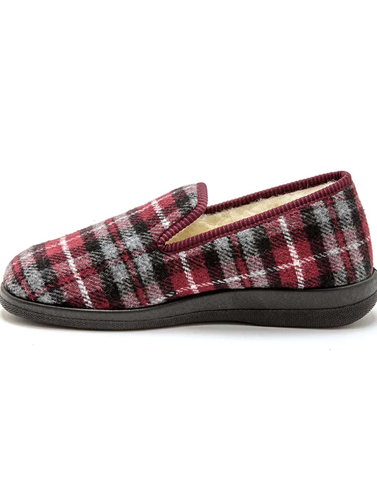 Homme Pédiconfort Charentaises mixtes fourrées laine