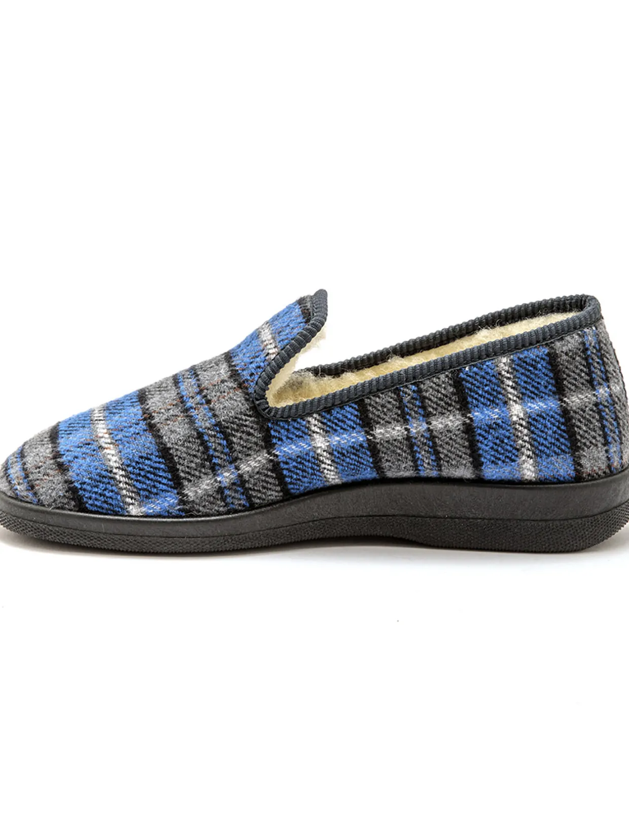 Homme Pédiconfort Charentaises mixtes fourrées laine