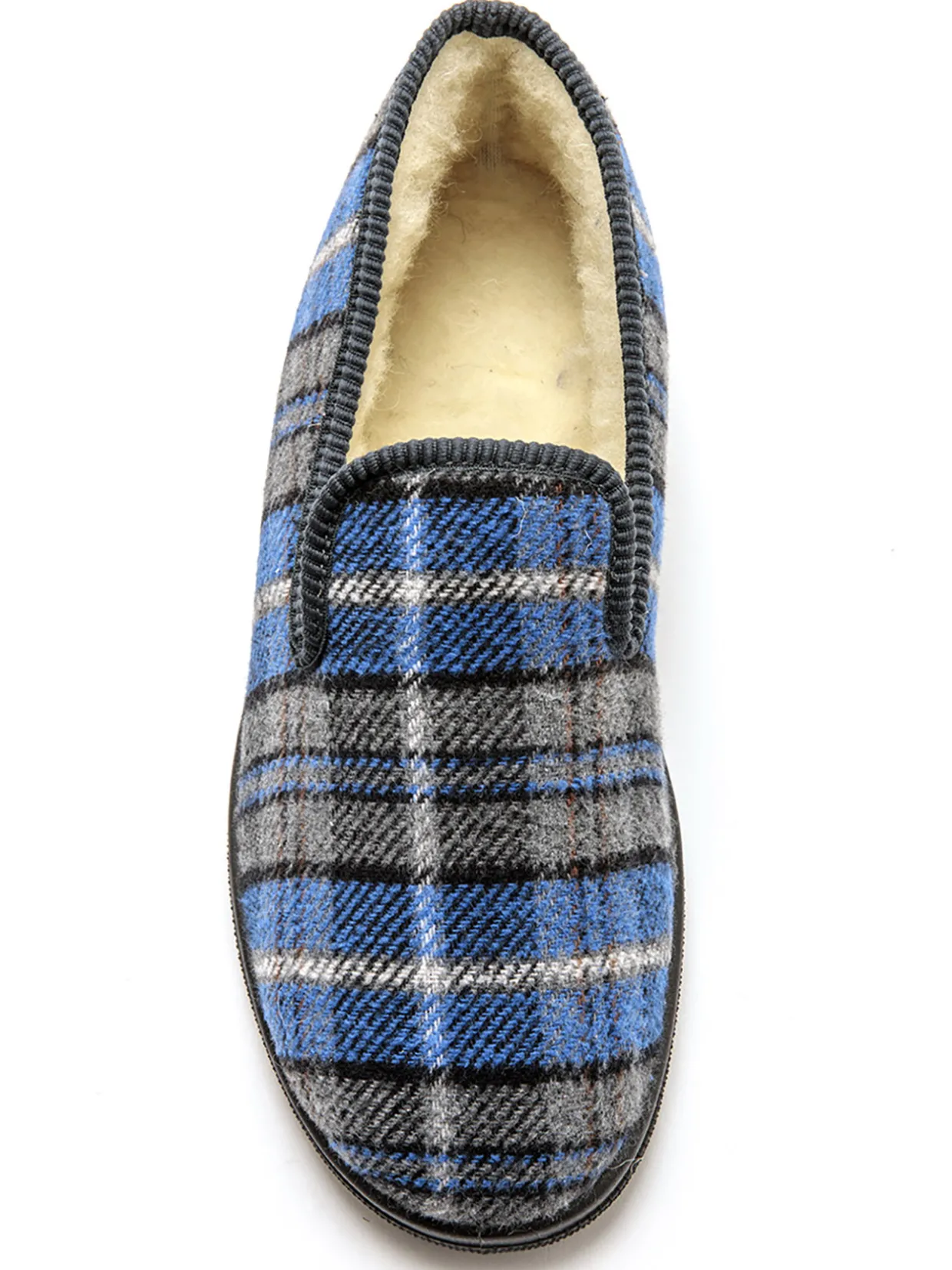 Homme Pédiconfort Charentaises mixtes fourrées laine