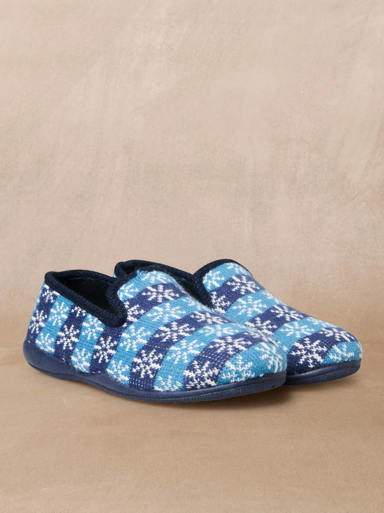 Femme Pédiconfort Charentaises tricotées extra larges