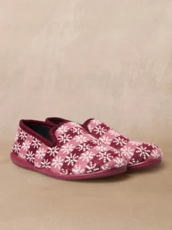 Femme Pédiconfort Charentaises tricotées extra larges