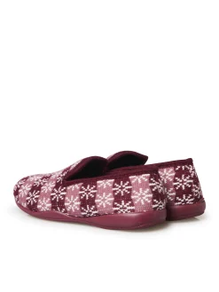 Femme Pédiconfort Charentaises tricotées extra larges