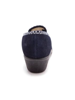 Femme Pédiconfort Chaussons fourrés laine majoritaire