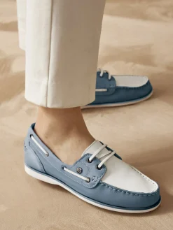 Femme Pédiconfort Chaussures bateau cuir