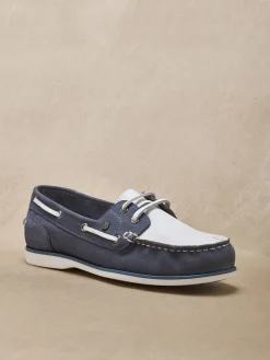 Femme Pédiconfort Chaussures bateau cuir