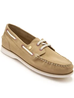 Femme Pédiconfort Chaussures bateau cuir