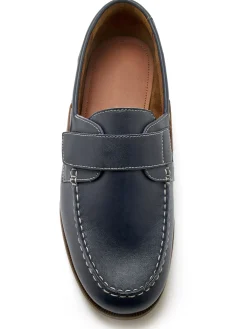 Homme Pédiconfort Chaussures bateau patte scratch