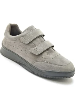 Homme Pédiconfort Chaussures cuir à scratch extra-larges