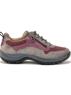 Femme Pédiconfort Chaussures de randonnée à lacets et zip