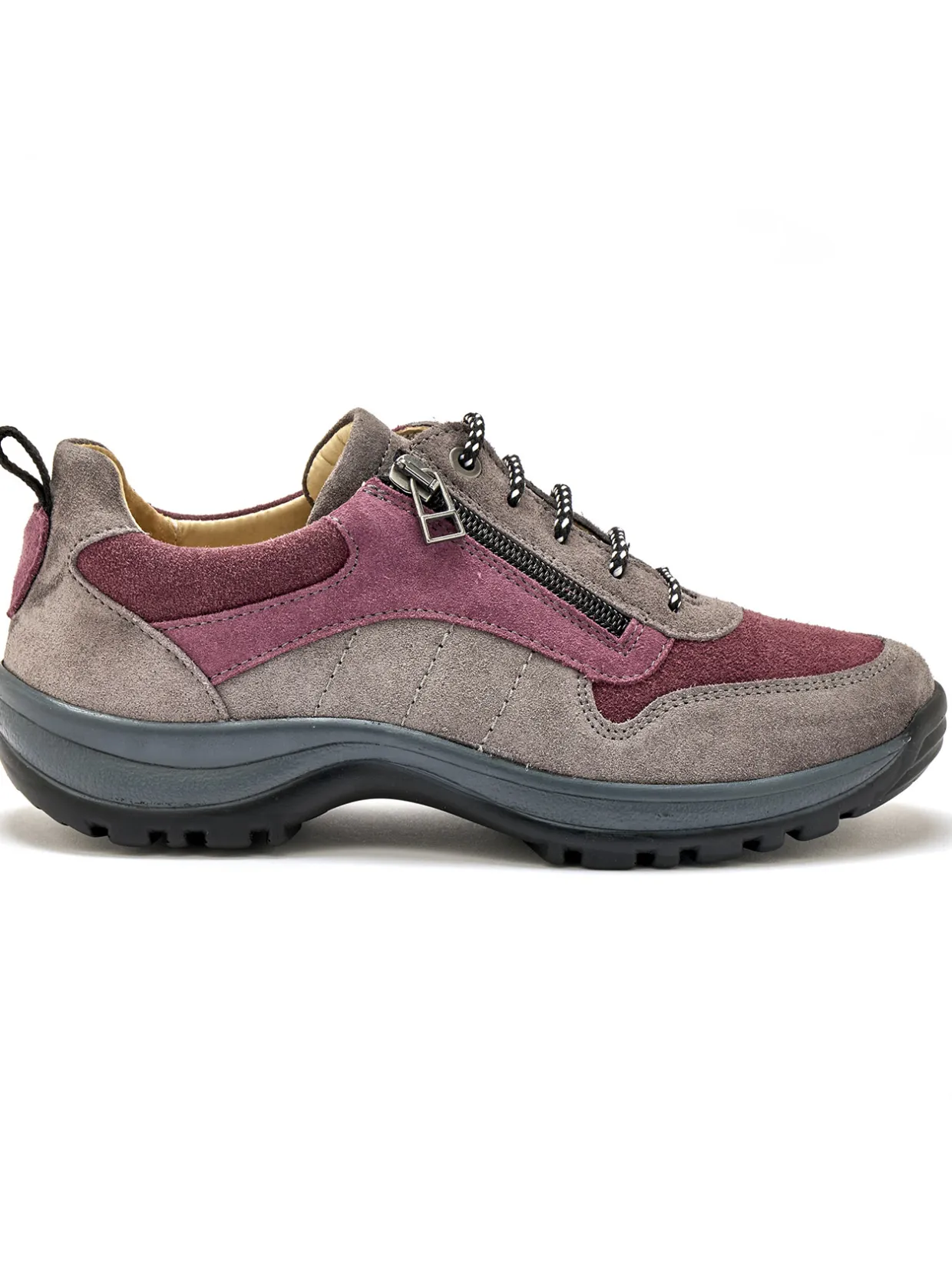 Femme Pédiconfort Chaussures de randonnée à lacets et zip