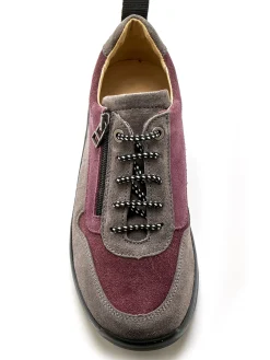 Femme Pédiconfort Chaussures de randonnée à lacets et zip