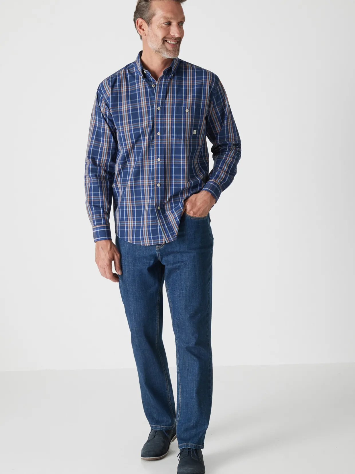 Homme Daxon Chemise à carreaux manches longues