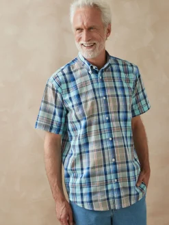 Homme Daxon Chemise carreaux manches courtes