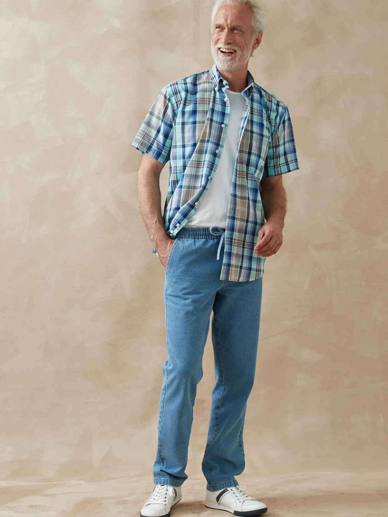 Homme Daxon Chemise carreaux manches courtes