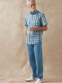 Homme Daxon Chemise carreaux manches courtes