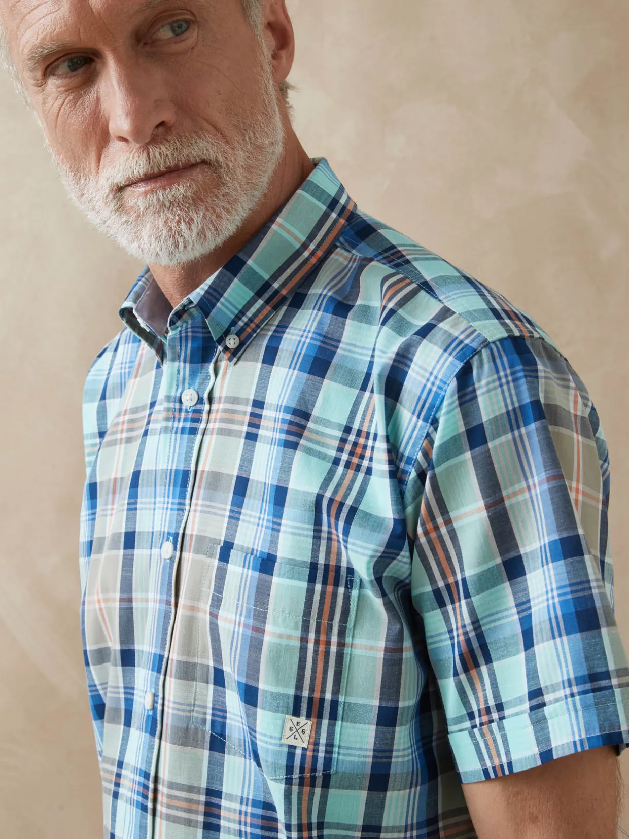 Homme Daxon Chemise carreaux manches courtes