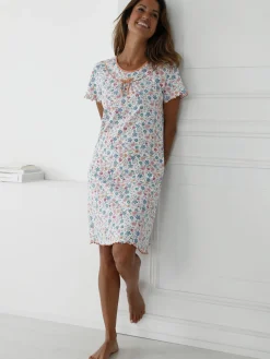 Daxon Chemise de nuit jersey pur coton