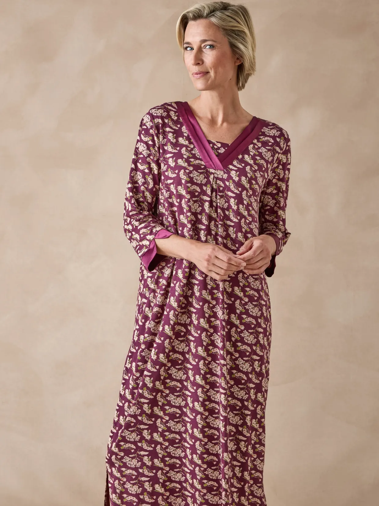 Daxon Chemise de nuit longue fluide